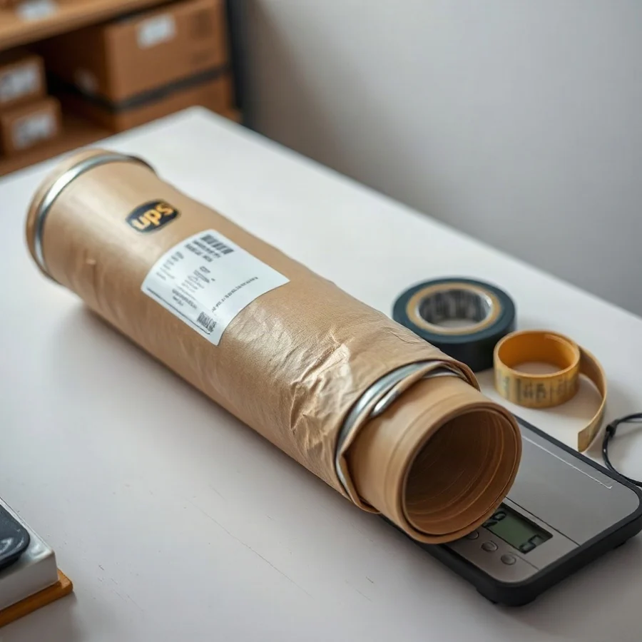 How to Ship a Mailing Tube With UPS