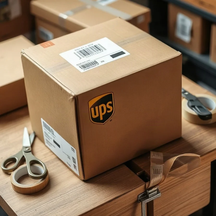 Where Should the Shipping Label Go on a UPS Box?