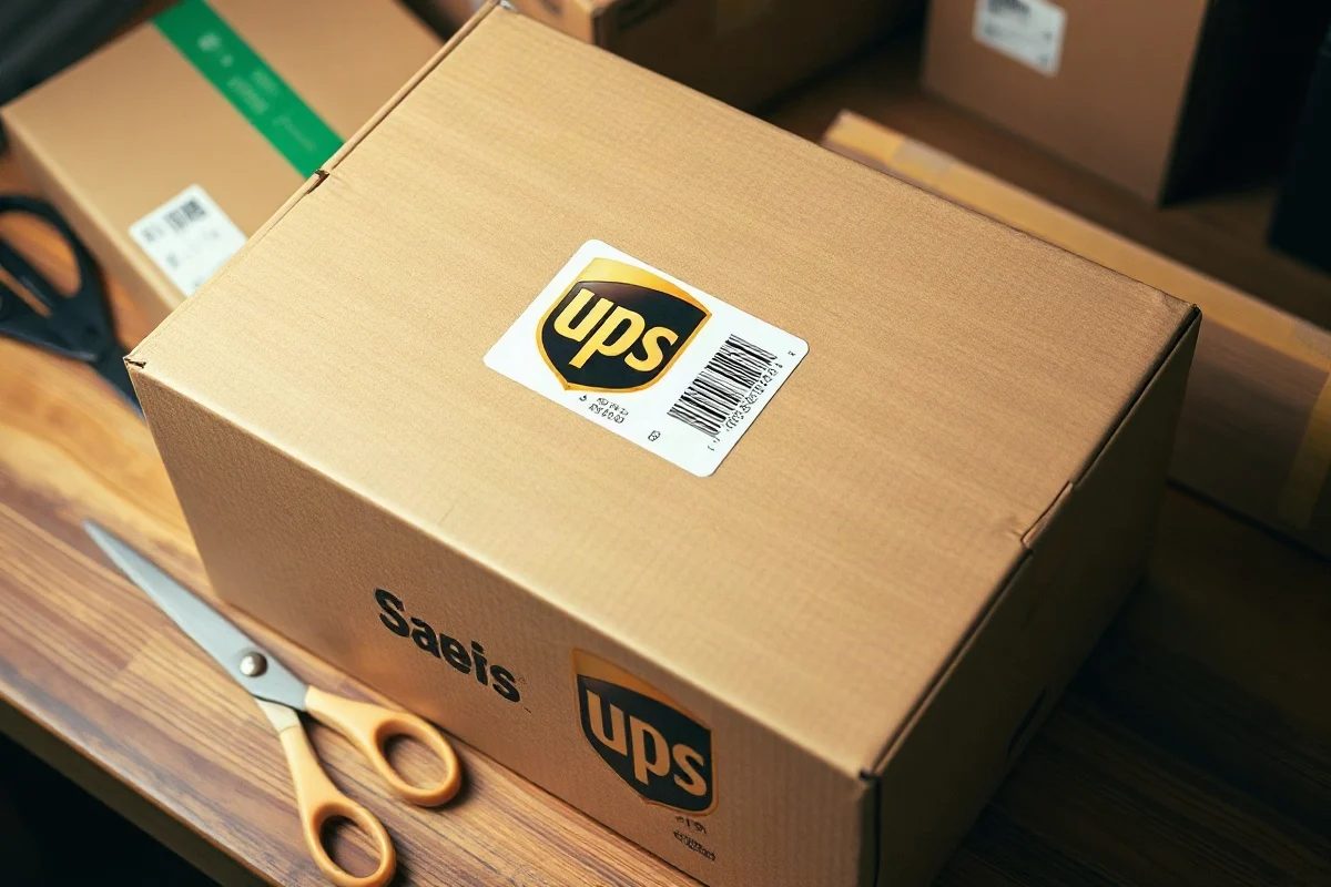 Where Should the Shipping Label Go on a UPS Box?