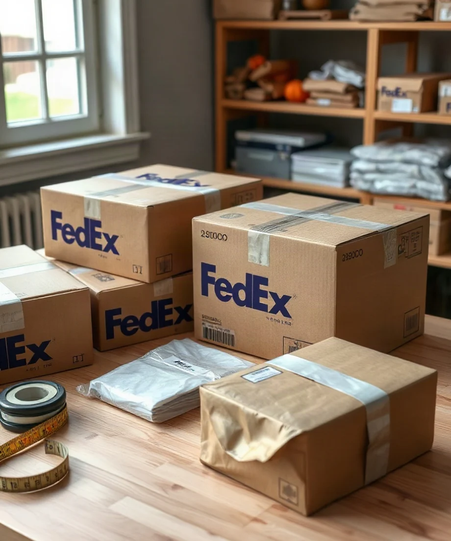 Common Shipping Box Sizes for FedEx Packages