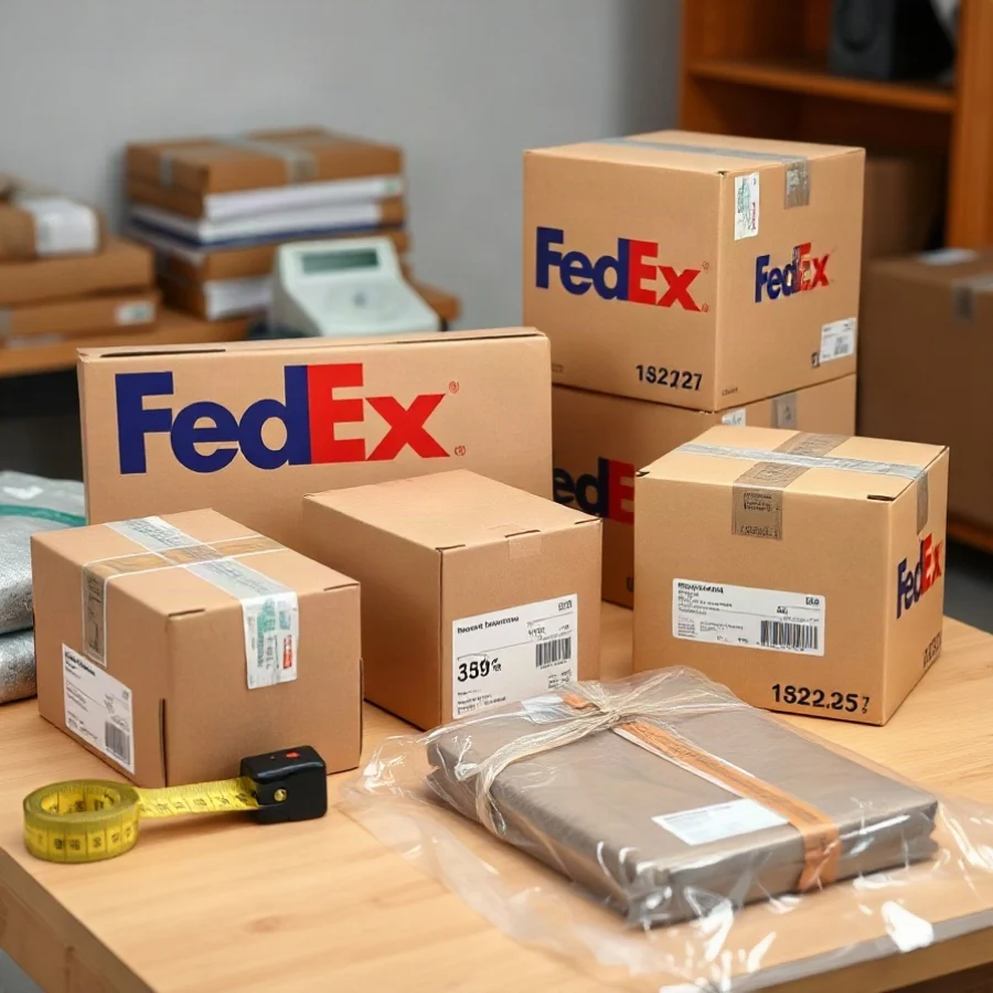 Common Shipping Box Sizes for FedEx Packages
