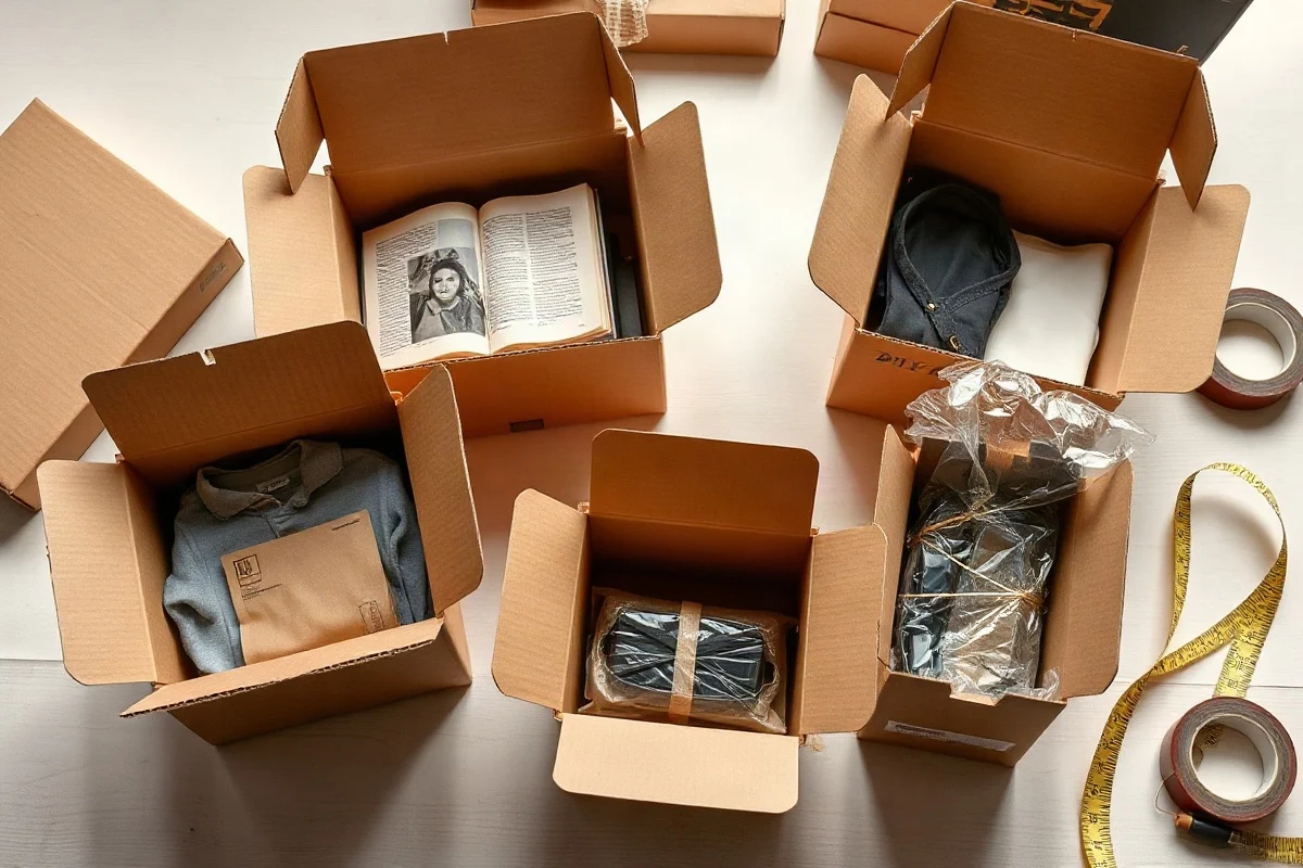 Standard Shipping Box Sizes for Common Products
