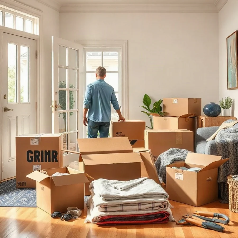 How to Unpack Moving Boxes Efficiently After Arriving Home