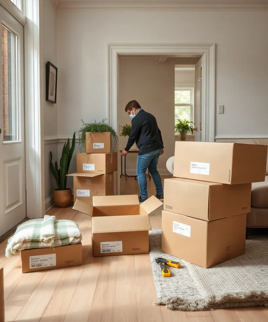 How to Unpack Moving Boxes Efficiently After Arriving Home