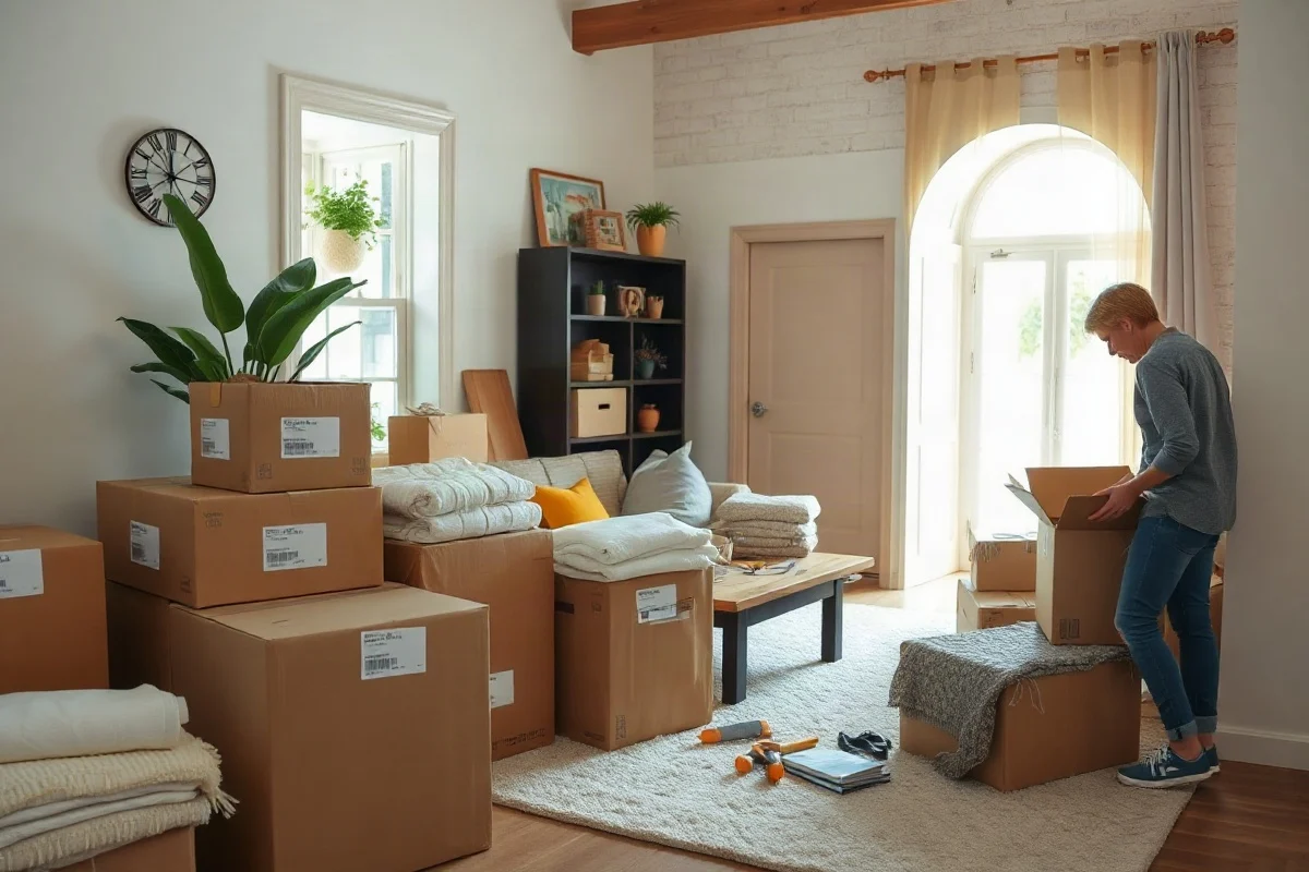 How to Unpack Moving Boxes Efficiently After Arriving Home